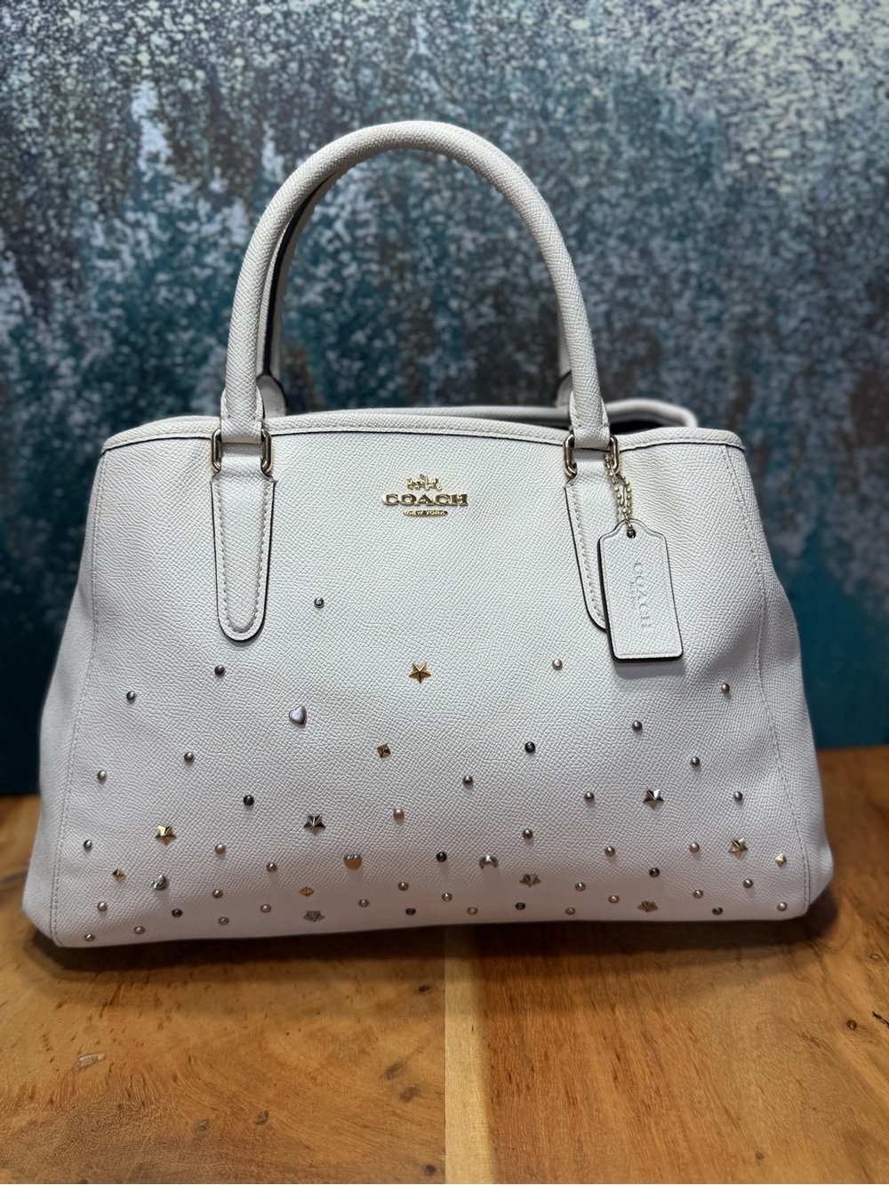 Coach Celestial 2017 Rare Highly Collectible Stardust Margot Carryall